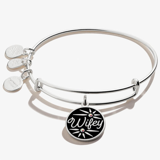 'Wifey' Charm Bangle, Color