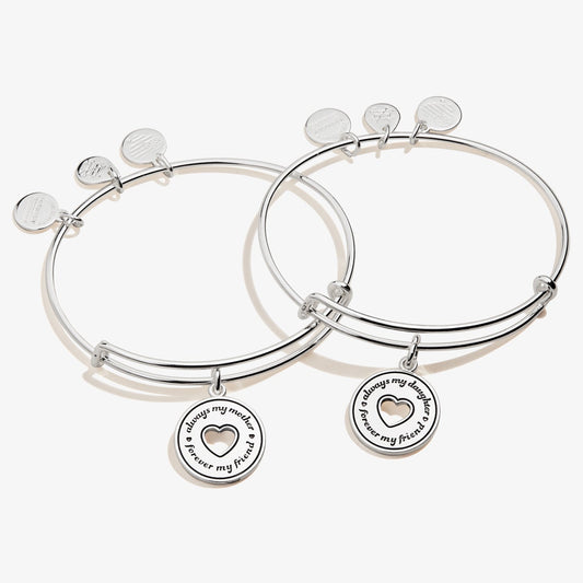 'Always Mine' Charm Bangles, Set of 2