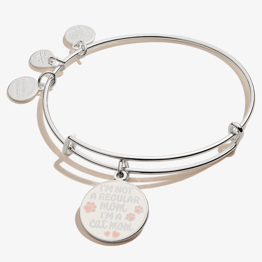 'I’m A Cat Mom' Charm Bangle