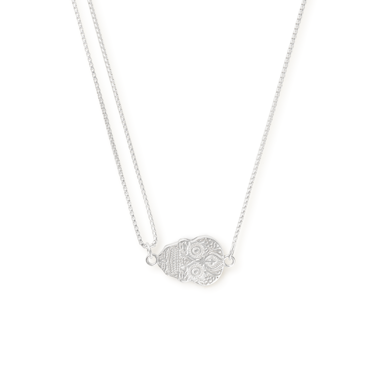 Calavera Pull Chain Necklace